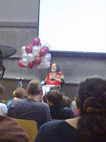 Richard Stallman at GNU30