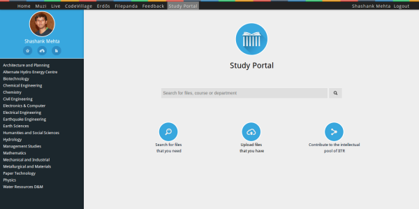 Study Portal Home Page